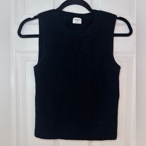 Abercrombie and Fitch Black‎ Ribbed Knit Sweater Size Medium